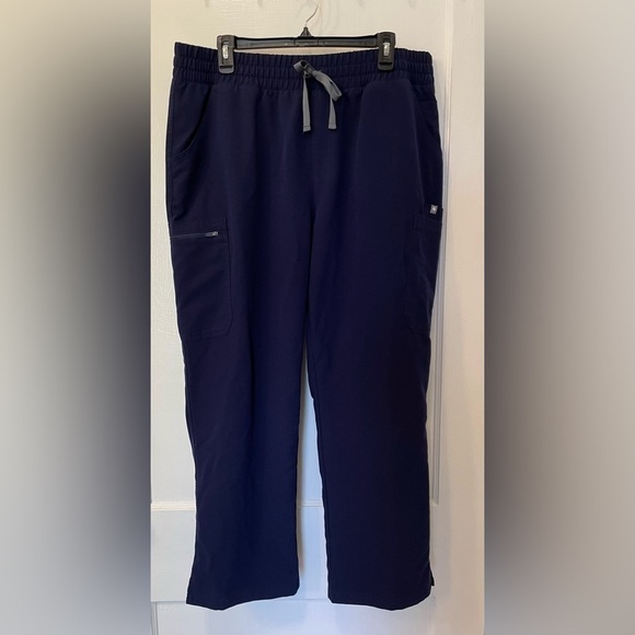 Figs Other - Figs High Waisted OG Scrunch Yola Skinny Scrub Pants Navy Blue XXL/Petite